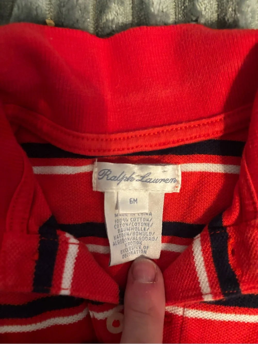 Ralph Lauren striped 6 Month baby boy one piece bundle